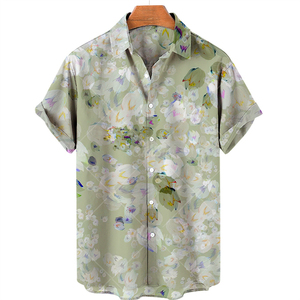 เสื้อเชิ้ตฮาวายลายกะโหลกพิมพ์ลายดิจิตอล 3 มิติ แบบลำลอง ไซส์ใหญ่พิเศษ สำหรับผู้ชาย ลายลูกปัดแบบใหม่ นำเข้าจากต่างประเทศ - Product Image 2