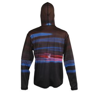 Hoodie de pêche professionnel pour homme, protection solaire, manches longues, séchage rapide, avec masque intégré - Product Image 2