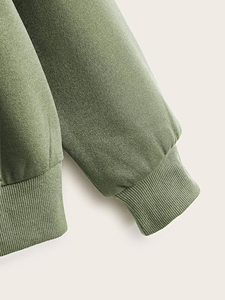 Sudadera con capucha y cremallera estilo streetwear, extragrande para hombre, con impresión de logotipo personalizado y bordado, 100% algodón, servicio OEM y ODM disponible. - Product Image 4