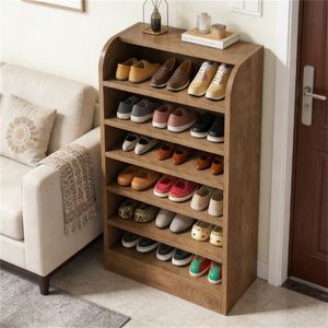 Armadio in Legno per Scarpe con Scaffale per Organizzare le Tue Calzature - Product Image 1