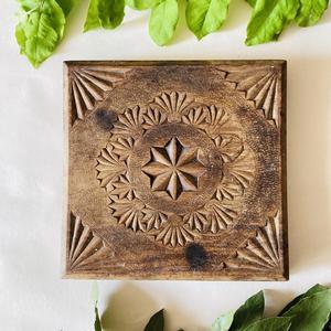 Eco Friendly Natural Olive Wood <b>Trivet</b> Heat Resistant Hot Pad Round Wooden Pot Holder Durable Kitchen Dining Table Mat Placemats - Product Image 6