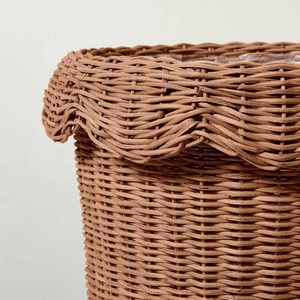 Hermosa maceta de ratán hecha a mano, diseño ecológico que agrega calidez y encanto a cualquier espacio interior o exterior. - Product Image 6