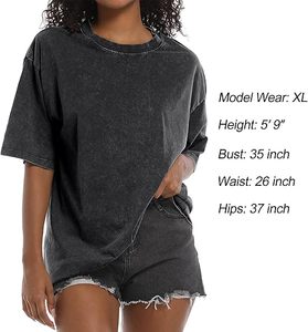 T-shirts d'été pour hommes respirants et à séchage rapide, style streetwear, col rond, manches courtes, tissu jersey 100% coton, coupe classique, uni - Product Image 2