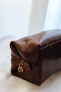 Custom Made Genuine Leather Toiletry Bag Dopp <b>Kit</b> Mens Travel Wash Bag <b>Shaving</b> <b>Kit</b> Organizer Wholesale Factory TYG-0126 - Product Image 6