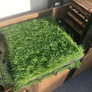 Dalles de terrasse en bois d'acacia à emboîtement, installation facile, revêtement de sol extérieur pour patio - Product Image 1
