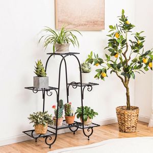 Espositore per Piante a 6 Livelli con Piedini Regolabili per Interni ed Esterni - Product Image 3