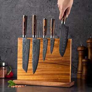 Decorative Wooden Cutlery Holder Kitchen Utensil Organizer Box <b>Tabletop</b> Flatware <b>Storage</b> Caddy Rustic Wood Cutlery Stand - Product Image 4