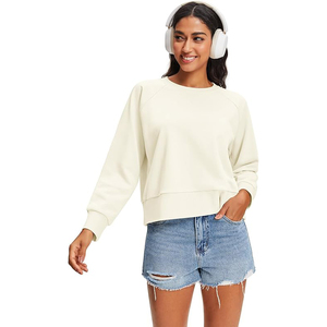 Sudaderas con Estampado de Letras para Mujer, Cuello Redondo, Corte Holgado, Manga Larga, Diseño con Eslogan, Felpa Suave, Mezcla de Algodón, Ropa Urbana - Product Image 6