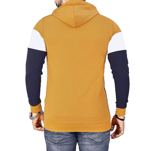 Men's Custom Logo Embroidered Printed <b>Thick</b> <b>Fleece</b> Pullover Hoodies Polyester/Cotton for Winter ODM Supply - Product Image 4