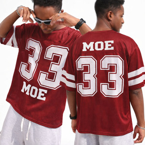 เสื้อฟุตบอลอเมริกันตาข่ายสีแดงระบายอากาศได้ดี ขายส่ง รับสั่งทำหมายเลขทีม ชุดยูนิฟอร์มโพลีเอสเตอร์สำหรับฝึกซ้อม ผู้ผลิต OEM - Product Image 1