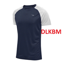 Baju Badminton lengan pendek pria, nyaman Modern picleball Super 4Way meregang bernapas bahan sederhana