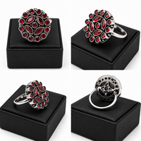 Bague de Fiançailles et d'Anniversaire Bohème pour Homme en Alliage Oxydé Plaqué Argent 925 avec Perle Monalisa – Vente en Gros, Cadeau Direct