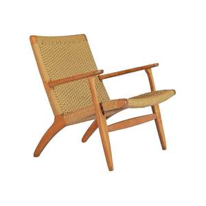 Fauteuil de salon en teck massif artisanal avec assise en rotin, sièges de luxe modernes pour villa, complexe hôtelier, hôtel et mobilier de gros - Product Image 5