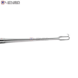 Retracteur chirurgical à double crochet Joseph pour la peau, 2x2 crochets, 6,25 pouces, en acier inoxydable, à pointes affûtées de 2 mm, instruments médicaux - Product Image 5