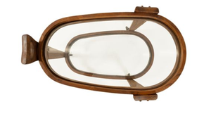 Carrito de Té Moderno de Madera con Ruedas, Carrito de Bebidas con Estante de Vidrio, Soporte para Bebidas para Sala de Estar u Hotel - Product Image 3