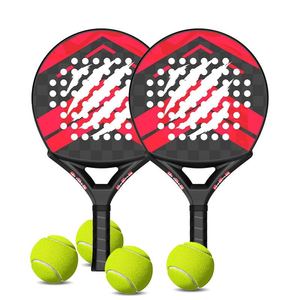 Raqueta de Pádel de Alto Rendimiento al por Mayor de Fábrica con Marco de Carbono Completo Personalizado, Red de Fibra Duradera y Empuñadura para Deportes - Product Image 4