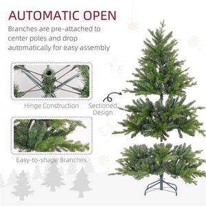 Albero di Natale Artificiale Innevato da 1,5 m - Realistico, di Alta Qualità, 300 cm, in PVC Pieghevole per Decorazioni Interne ed Esterne - Product Image 4