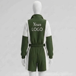 Men Athletic Tracksuit Set Color Block Zip <b>Jacket</b> and Shorts Breathable <b>Workout</b> Sportswear women tracksuits with custom logos - Product Image 3