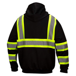 Sweats à capuche de sécurité haute visibilité, veste chaude pour le travail en extérieur, vêtements de protection quotidiens - Product Image 2
