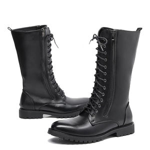 รองเท้าขี่ม้าหนังแท้แฟชั่นใหม่ปี 2026 โลโก้สั่งทำได้ คุณภาพดี ระบายอากาศได้ดี รองเท้าขี่ม้าหนังสำหรับผู้ชาย - Product Image 3