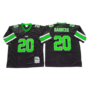 Meilleurs maillots de football américain de qualité supérieure, motifs personnalisés, dernières tendances, équipes des Lions, vente en gros au Pakistan # 20 maillots à manches courtes - Product Image 6
