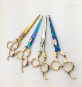 Ciseaux professionnels style dragon pour salon et coiffure, ciseaux à manche dragon pour une coupe de précision. - Product Image 5