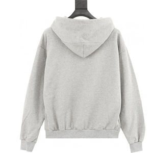 เสื้อสเวตเชิ้ตคอวีบุขนแกะสำหรับผู้ชายแบบ OEM สั่งทำพิเศษ ผ้าโพลีเอสเตอร์ 100% ระบายอากาศได้ดี น้ำหนัก 420 กรัม สวมใส่สบาย สไตล์ยุโรป - Product Image 6