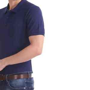 Polo de Algodón para Hombre, Transpirable, Manga Corta, Estilo Golf, Cuello Camisero, Corte Ajustado, Ropa de Calle de Verano, Personalizable - Product Image 6