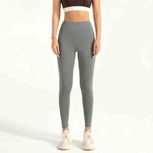 Leggings de Yoga OEM Personalizados, Sostenibles, de Cintura Alta, Sin Costuras, para Mujer, con Efecto Push-Up, Compresión, Ajustados, para Gimnasio y Fitness - Product Image 5
