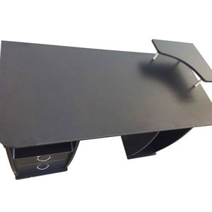 Scrivania Moderna Nera con Cassetti per Ufficio Domestico, in MDF e Metallo, per Uso Specifico - Product Image 5