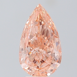 Diamante Cultivado en Laboratorio de Corte Pera de 3.12 Ct, Color Naranja Marrón Claro, VS2, Certificado IGI, Diamante Suelto CVD al por Mayor para la Fabricación de Joyas - Product Image 1