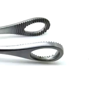 Pince à épiler manuelle légère en acier inoxydable de haute qualité, certifiée CE, avec poignée ergonomique pour usage dentaire, couleur argent, 1 - Product Image 5