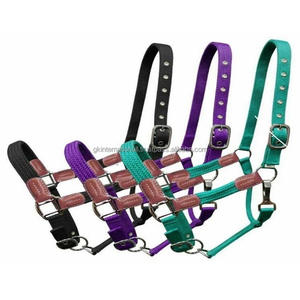 เชือกแขวนคอม้าไนล่อนน้ำหนักเบาทนทานสีสดใสพร้อมห่วงหนังและฮาร์ดแวร์โลหะติดทนนานทุกขนาดที่กำหนดเอง - Product Image 5