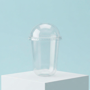 Wholesale 16 20 22oz 95mm Clear Disposable <b>Cup</b> For Beverage Juice Cold <b>Drink</b> Coffee PP/PET <b>Plastic</b> <b>Cup</b> With Lid - Product Image 1