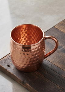 Custom Handcrafted Rounded Belly Hammered Pure <b>Copper</b> Moscow Mule Mug Metal Drinking Cup Bar <b>Accessories</b> - Product Image 5