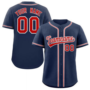 High Quality Custom Designed Men's <b>Baseball</b> Jersey Sportswear <b>Set</b> Breathable Plus Size Custom Wear for Team Sports - Product Image 6