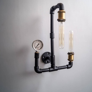 Lámpara de pared moderna nórdica de doble globo de cristal, minimalista, LED, de lujo, para dormitorio, mesita de noche, sala de estar, pasillo, escaleras - Product Image 1