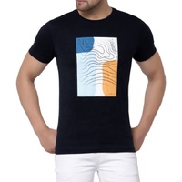 T-shirt Homme Col Rond Manches Courtes 100% Coton Haute Qualité Grande Taille Coupe Slim 180 g/m² Sérigraphié Écologique Séchage Rapide Personnalisable