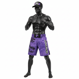 Pantalones Cortos Personalizados para MMA, Muay Thai, Kickboxing, Boxeo, Grappling, BJJ, Karate-No Gi/Custom Gi, Spandex/Poliéster - Product Image 1