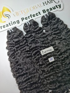 Produit de vente chaud 2024 paquets bruts bouclés birmans extensions de cheveux humains donneur de cheveux vietnamien - Product Image 5