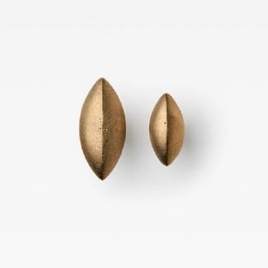 Fancy Brass Oval Cabinet Knob Modern Minimalist Design Furniture Bronze Handle for Drawer <b>Wardrobe</b> Hotel Use Durable - Product Image 3