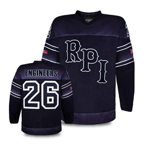 Custom Made Breathable Lightweight Sleeveless V-neck Unisex Adult Ice Hockey Jersey Polyester Sublimated Team Wear Uniform - Product Image 2