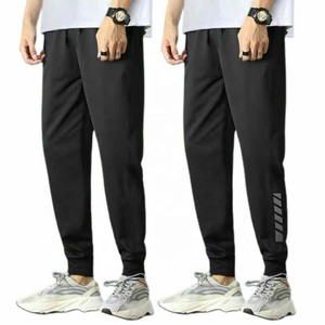 High Quality Mid Waist Jogger <b>Trousers</b> for Men Casual Stretch Color Block Slim Fit Fleece Quick Dry <b>Drawstring</b> Closure Gym Ready - Product Image 2