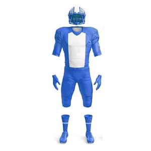 Ensemble de maillots de football américain personnalisés en sublimation pour l'été, manches courtes, vêtements d'équipe pour hommes adultes, taille plus, 100% polyester - Product Image 3