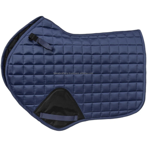 Top selling Saddle Pad Full Size Equestrian Saddle Pad Custom Piping Soft Cotton Filled Saddle Pad - Product Image 3
