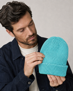 Beanie for Men Women Hand Embroidery Acrylic Knit Cuff Beanie <b>Cap</b> <b>Winter</b> Travel Hat - Product Image 4