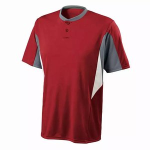 Maillot de baseball sans manches pour homme, respirant, color-block, anti-humidité, coupe classique, adulte, toutes saisons, polyester, devant - Product Image 3