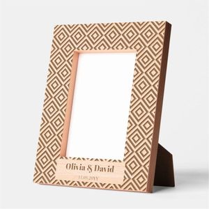 Custom Engraved Geometric Wooden Photo <b>Frame</b> Personalised Wedding Couple <b>Picture</b> <b>Frames</b> Tabletop Home Decor Gift Photo <b>Frame</b> - Product Image 1