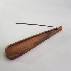 Wooden Temple Incense Holder Handcrafted Stick <b>Burner</b> Ash Catcher for Prayer Meditation and Spiritual Use - Product Image 4