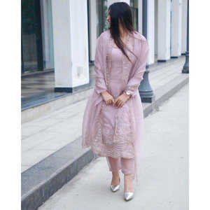 ชุดเสื้อท่อนบนและชุด Dupatta ชุดปาร์ตี้ดีไซเนอร์สำหรับผู้หญิง - Product Image 3